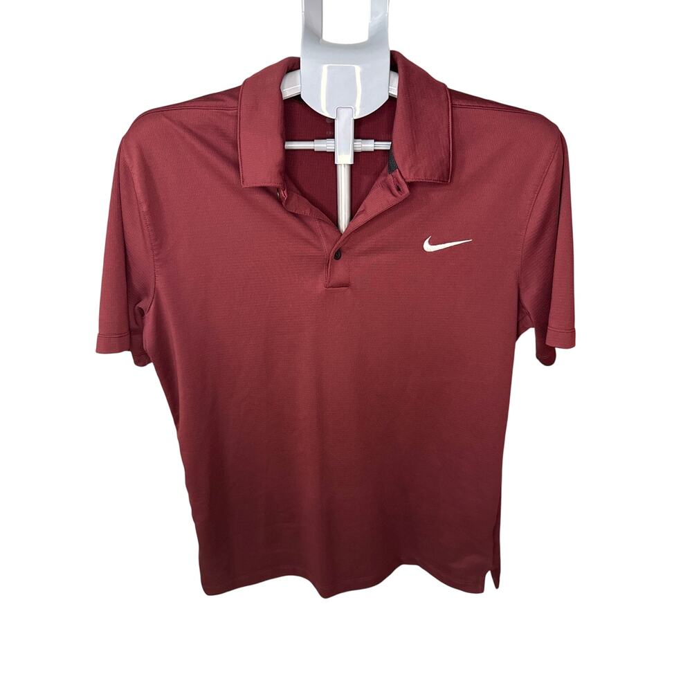 Nike Maroon Polo Men's Size M